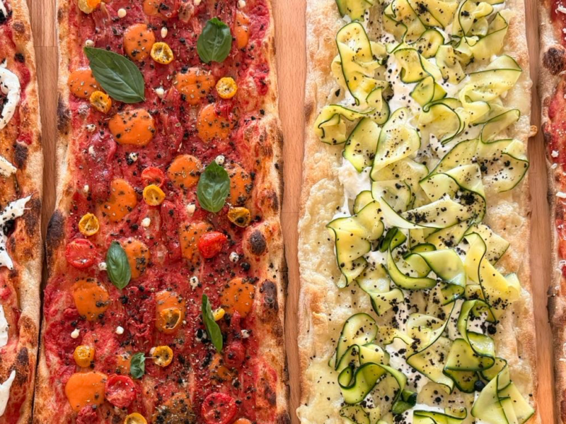 Farina, la pizza al taglio romana conquista le Eaux-Vives